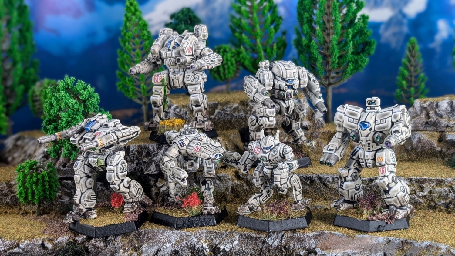Battletech Comstar Com Guard 2nd Army Lancelot, Crab, Crockett, Mercury, Flashman, Guillotine