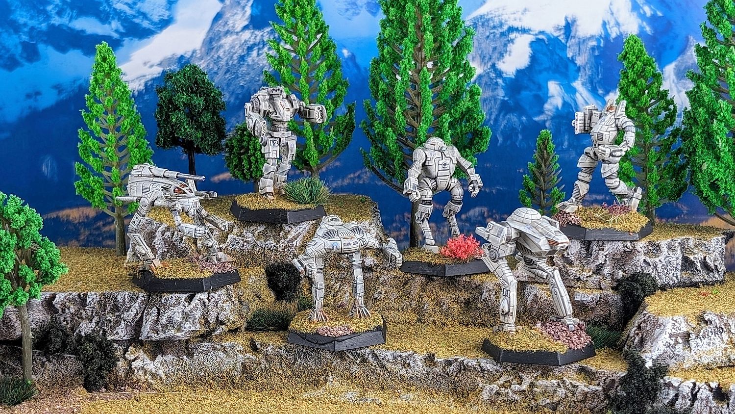 Battletech ComStar Com Guard Sling, Mercury, Thorn, Cicada, Hussar, Mongoose