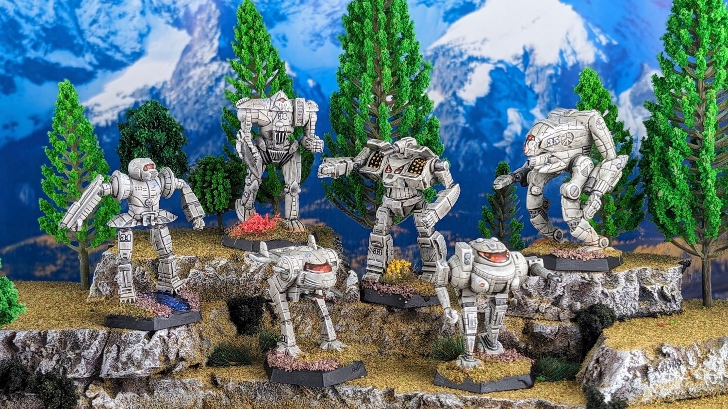 Battletech ComStar Com Guard Firefly, Bombardier, Cestus, Kintaro, Sentinel, Excalibur