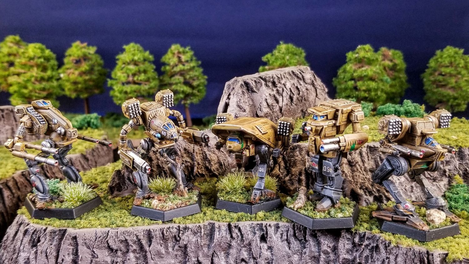 Battletech Clan Wolf Beta Galaxy Mad Dog, Timber Wolf, Adder, Ice Ferret, Stormcrow