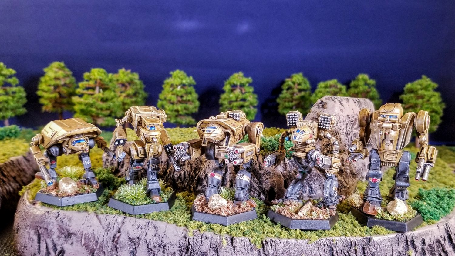 Battletech Clan Wolf Beta Galaxy Adder, Ice Ferret, Dire Wolf, Timber Wolf, Gargoyle