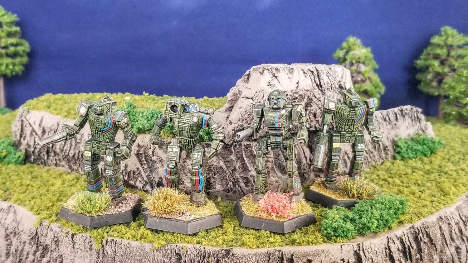 Battletech Davion Federated Suns AFFS 7th Crucis Lancers Centurion, Hunchback, Enforcer, Centurion