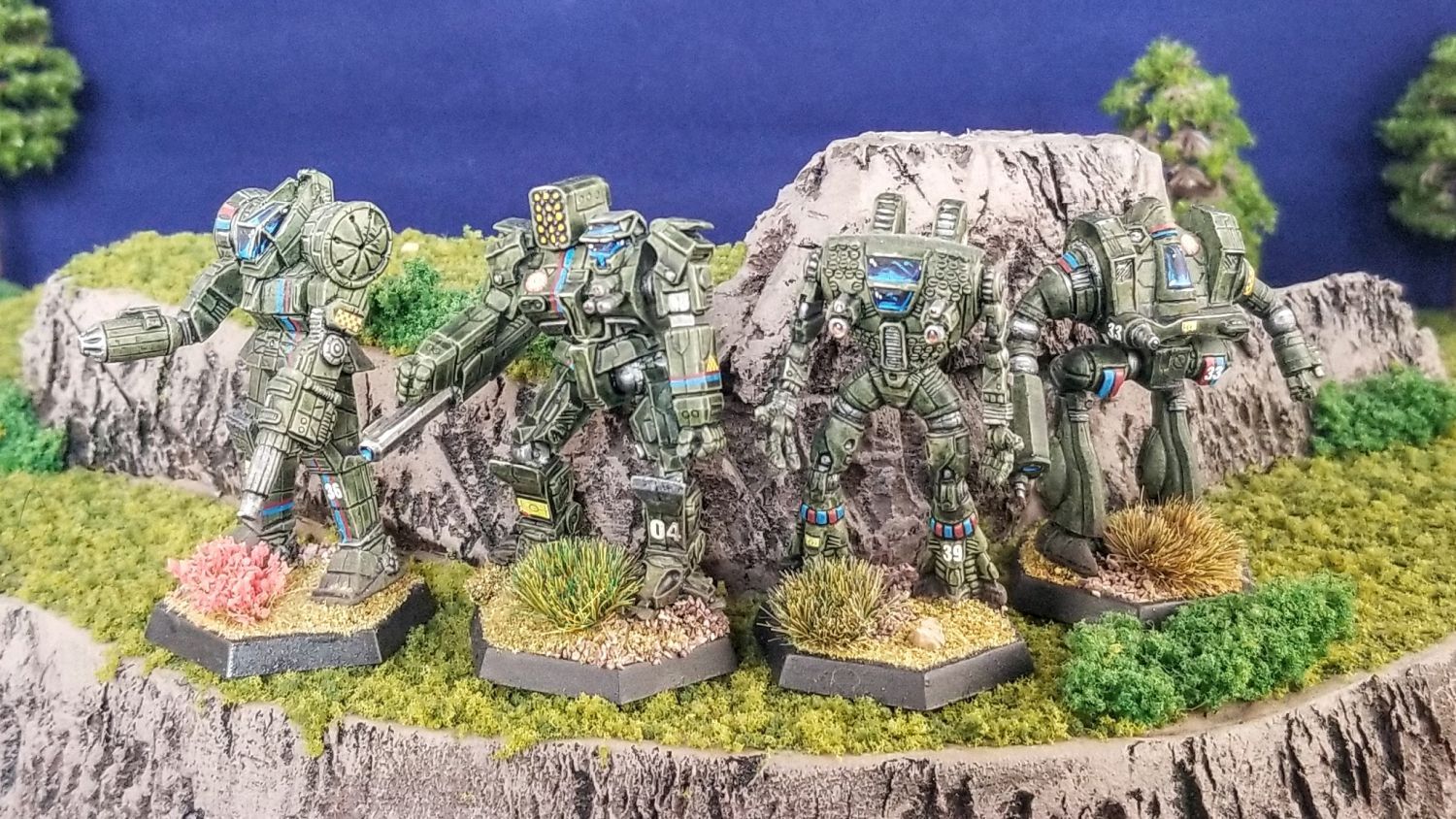 Battletech Davion Federated Suns AFFS 7th Crucis Lancers Zeus, Thunderbolt, Ostroc, Cataphract