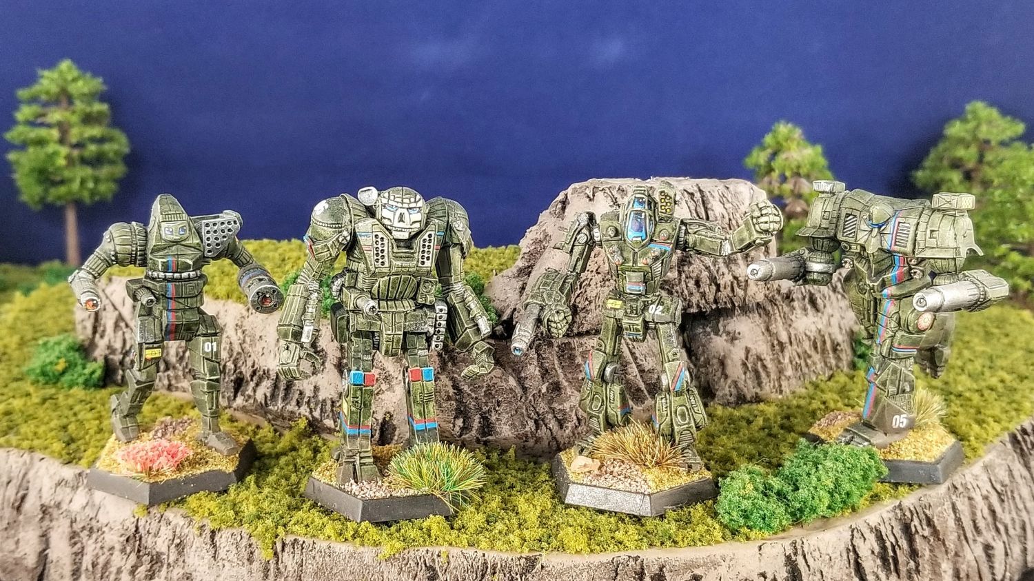 Battletech Davion Federated Suns AFFS 7th Crucis Lancers Orion, Atlas, Battlemaster, Devastator