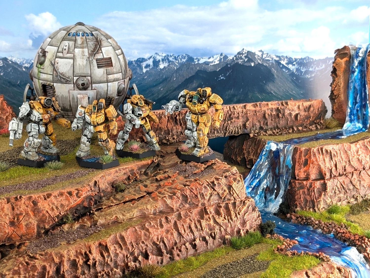 Battletech Davion Federated Suns AFFS Dawn Guards Wolverine, Thunderbolt, Shadow Hawk, Battlemaster