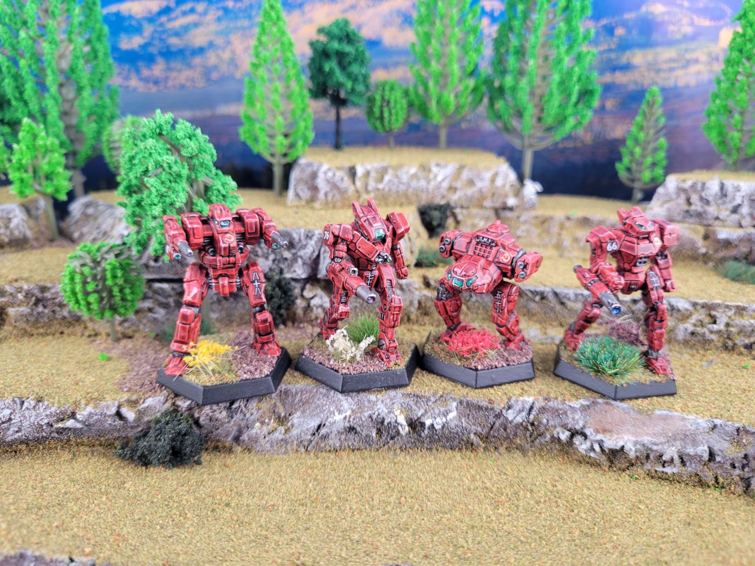 Battletech Kurita Draconis Combine DCMS 5th Sword of Light Black Jack, Wolfhound, Jenner, Panther