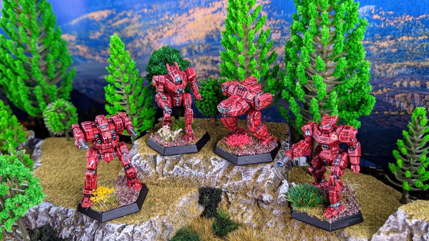 Battletech Kurita Draconis Combine DCMS 5th Sword of Light Black Jack, Wolfhound, Jenner, Panther