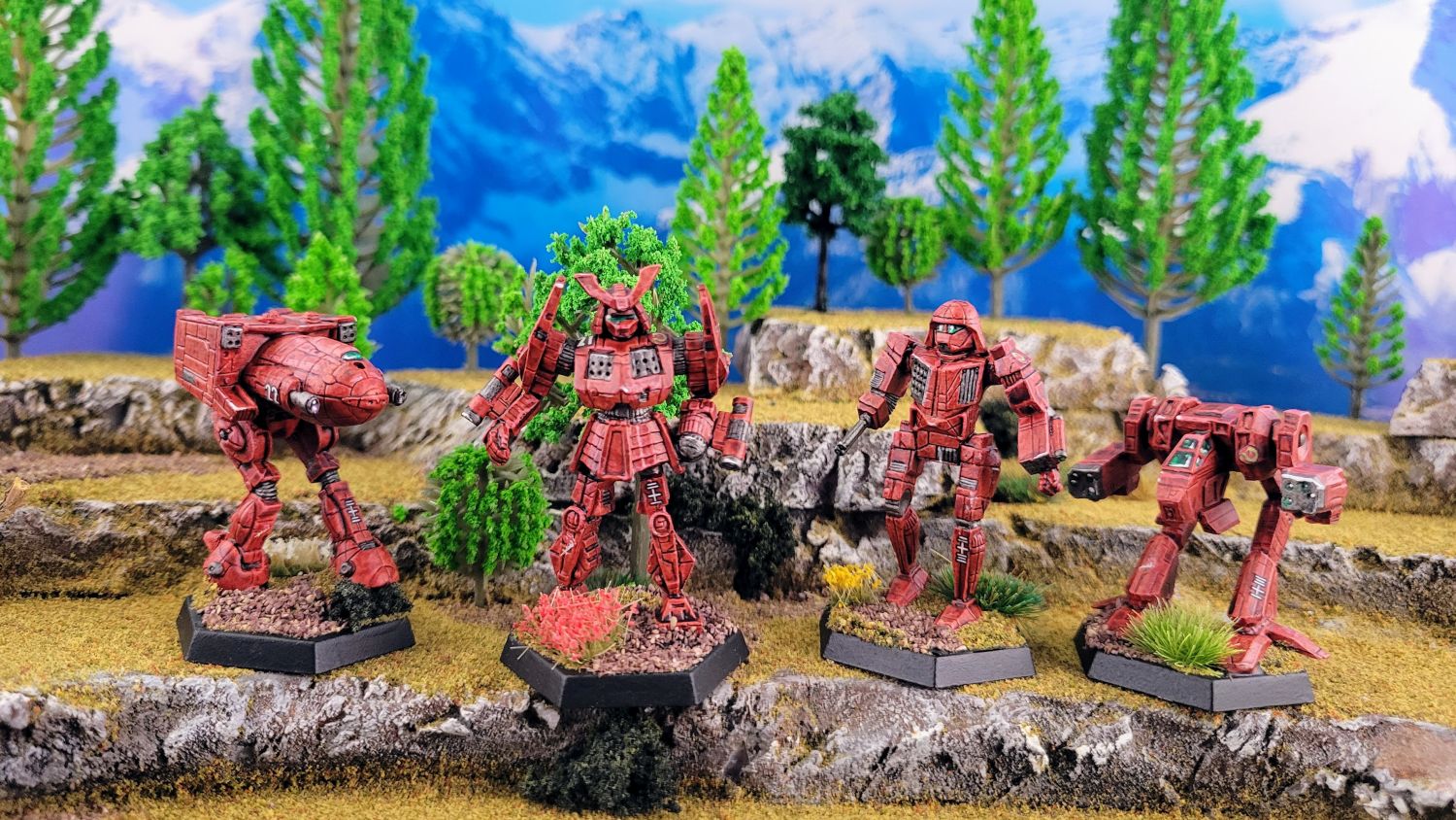 Battletech Kurita Draconis Combine DCMS 8th Sword of Light Stalker, Hatamoto-Chi, Trebuchet, Black Hawk-KU