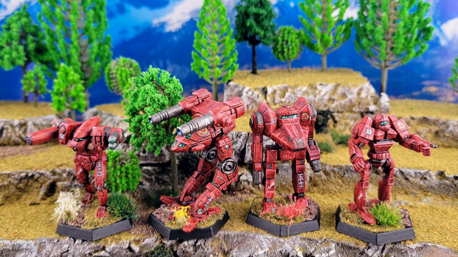 Battletech Kurita Draconis Combine DCMS 8th Sword of Light Talon, Catapult, Dragon, Watchman