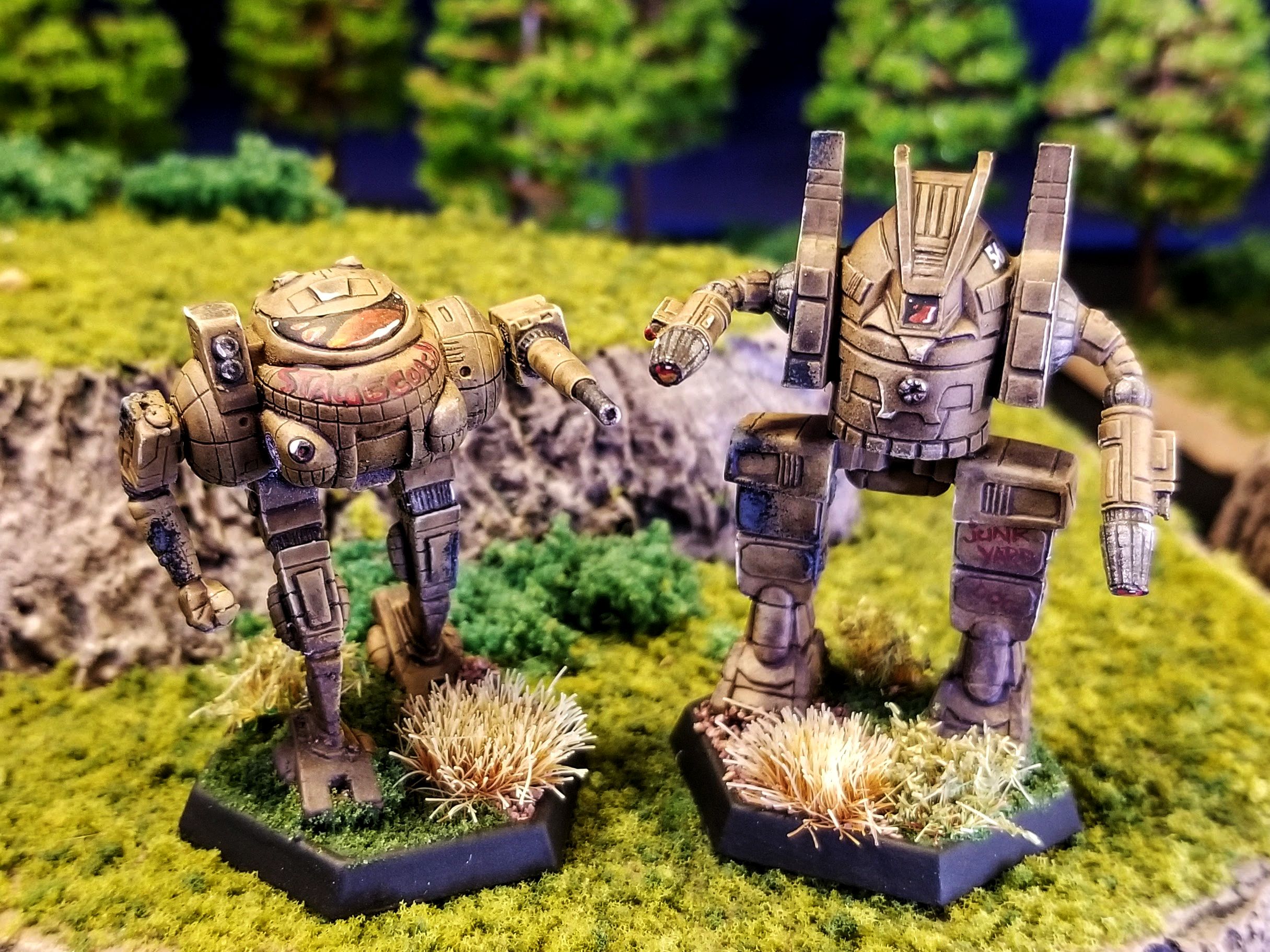 Battletech Rhonda Snord's Irregulars Solomon Storm and Shorty Sneede