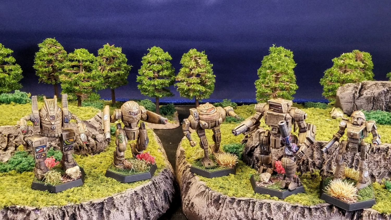 Battletech Rhonda Snord's Irregulars Bright Thomlinson, Crockett. Linda Thomlinson, Flashman. Solomon Storm, Sentinel. Blade Windall, Highlander. Dalid 