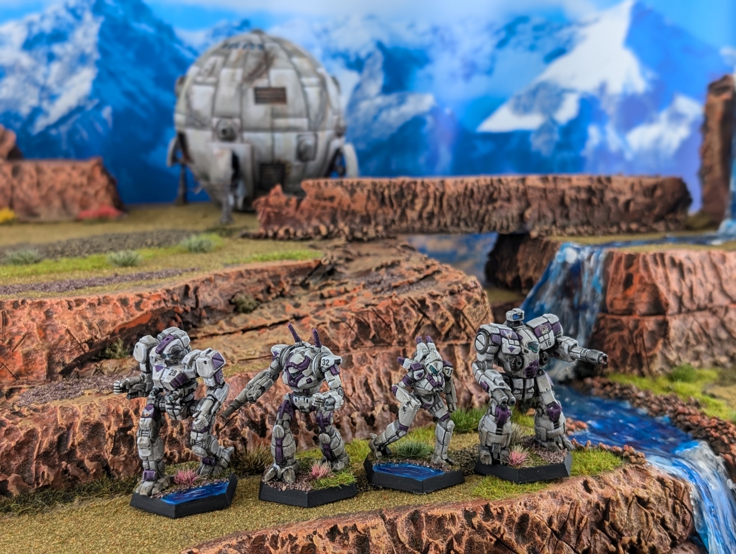Battletech Marik Free Worlds League FWLM 2nd Free Worlds Guards Grasshopper, Wraith, Spider, Guillotine