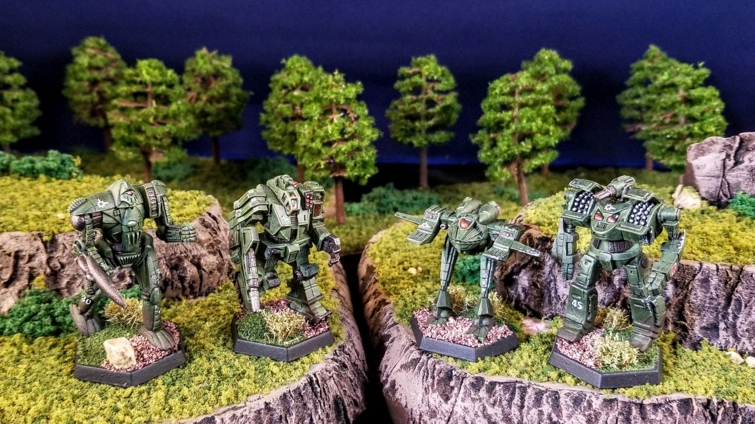 Battletech Clan Wolverine Minnesota Tribe SLDF Excalibur, Wolverine II, Champion, Bombardier