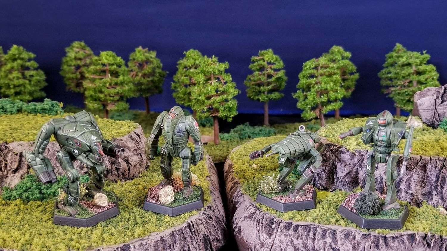 Battletech Clan Wolverine Minnesota Tribe SLDF Cestus, Exterminator, Crab, Lancelot