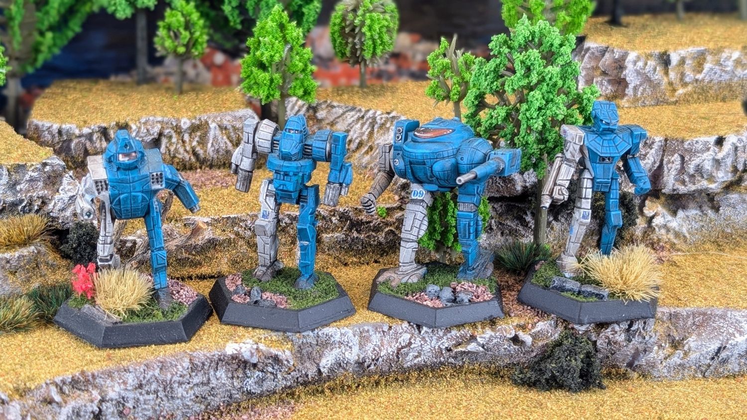 Battletech Steiner Lyran Commonwealth LCAF 10th Lyran Guard Whitworth, Black Jack, Sentinel, Panther