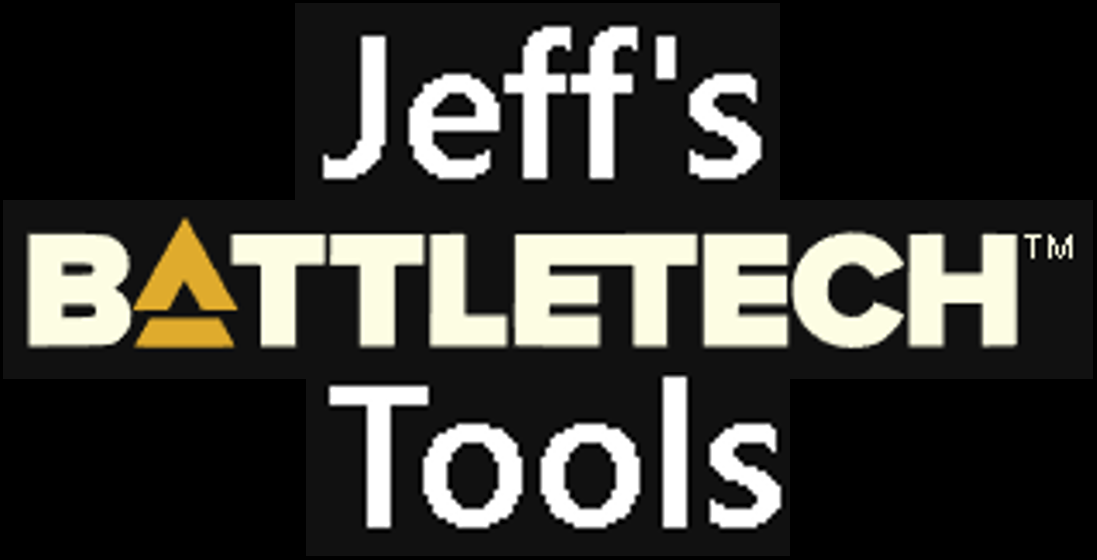 Jeff's BattleTech Tools